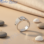 Load image into Gallery viewer, Anillo de plata para hombre | Diseño texturizado | Uso diario | Regalo