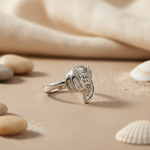 Load image into Gallery viewer, Anillo de plata con diamantes baguette para mujer | Joyería llamativa