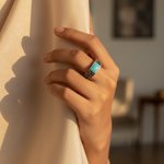 将图像加载到图库查看器中, 925 Silver Turquoise Ring for Women | Gemstone Jewelry