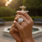 将图像加载到图库查看器中, 925纯银女士钻石戒指 | 结婚戒指