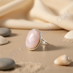 Load image into Gallery viewer, Anillo de plata 925 con nácar rosa para mujer | Regalo