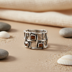 Load image into Gallery viewer, 925 Silver Garnet Gemstone Ring for Women | Statement Jewelry