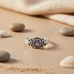 Load image into Gallery viewer, Anillo de amatista en plata 925 para mujer | Joyería con piedras preciosas