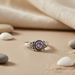 Load image into Gallery viewer, 925 Silver Amethyst Ring for Women | Gemstone Jewelry
