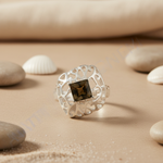 Load image into Gallery viewer, 925 Silver Smoky Quartz Ring for Women | Statement Jewelry