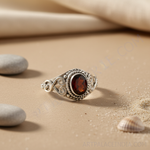 Load image into Gallery viewer, 925 Silver Garnet Ring for Women | Gemstone Jewelry
