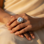 Load image into Gallery viewer, Anillo de plata de ley 925 con circonita cúbica para mujer | Regalo