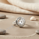 Load image into Gallery viewer, Anillo de plata de ley 925 con circonita cúbica para mujer | Regalo