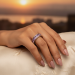 Load image into Gallery viewer, 925 Silver Amethyst Ring for Women | Gemstone Jewelry