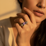 Load image into Gallery viewer, 925 Silver Amethyst Ring for Women | Gemstone Jewelry