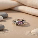 Load image into Gallery viewer, 925 Silver Amethyst Ring for Women | Gemstone Jewelry