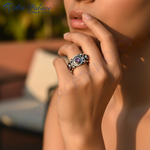 Load image into Gallery viewer, Anillo de amatista en plata de ley 925 para mujer | Joyería con piedras preciosas