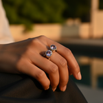 Load image into Gallery viewer, 925 Silver Amethyst Ring for Women | Gemstone Jewelry