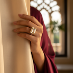 Load image into Gallery viewer, Anillo de plata con citrino y corte esmeralda para mujer | Joyería con piedras preciosas