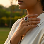 将图像加载到图库查看器中, 925 Sterling Silver Red Jasper Ring for Women | Gemstone Jewelry