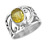 将图像加载到图库查看器中, 925 Silver Citrine Ring for Women | Gemstone Jewelry