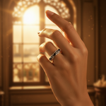 Load image into Gallery viewer, 925 Silver Black Gemstone Ring | Women's Fashion Jewelry