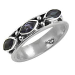 Load image into Gallery viewer, 925 Silver Black Gemstone Ring | Women's Fashion Jewelry