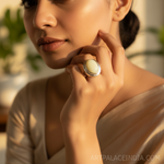 Load image into Gallery viewer, Oval Gemstone Ring in 925 Silver for Women | Daily Wear