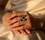 Load image into Gallery viewer, 925 Silver Blue Gemstone Ring for Women | Statement Jewelry
