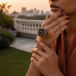 Load image into Gallery viewer, 925 Silver Garnet Gemstone Ring for Women | Cocktail Jewelry