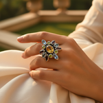 将图像加载到图库查看器中, 925 Silver Gemstone Ring for Women | Cocktail Ring