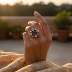 将图像加载到图库查看器中, 925 Silver Gemstone Ring for Women | Statement Jewelry