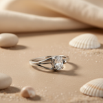 Load image into Gallery viewer, Anillo de plata 925 con corte ovalado para mujer | Regalo para ella