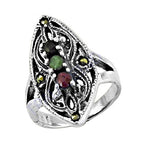 Load image into Gallery viewer, 925 Silver Gemstone Ring for Women | Statement Jewelry