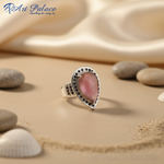 Load image into Gallery viewer, 925 Silver Pink Gemstone Ring for Women | Gift for Her