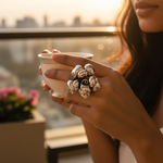 Load image into Gallery viewer, Broche de flor de plata para mujer | Regalo de joyería con estilo
