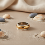 Load image into Gallery viewer, Silver and Copper Spinner Ring for Women | Anxiety Relief
