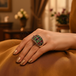 Load image into Gallery viewer, Silver Gemstone Ring for Women | Cocktail Ring