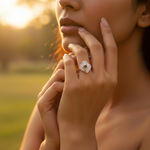 将图像加载到图库查看器中, 925 Sterling Silver Diamond Heart Ring | Women's Ring | Gift