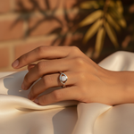 将图像加载到图库查看器中, 925 Silver Diamond Cluster Ring for Women | Elegant Jewelry