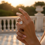 将图像加载到图库查看器中, 925 Silver Heart Ring with Cubic Zirconia | Women's Jewelry