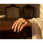 将图像加载到图库查看器中, Silver Diamond Ring for Women | Engagement Ring | Gift