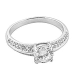 将图像加载到图库查看器中, Silver Ring with Cubic Zirconia | Women's Engagement Ring