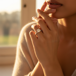 Load image into Gallery viewer, 925 Silver Diamond Ring for Women | Engagement Ring