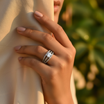 将图像加载到图库查看器中, 925 Silver Cubic Zirconia Ring | Women's Engagement Ring Gift