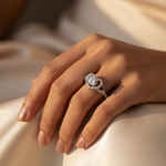 将图像加载到图库查看器中, 925 Silver Heart Ring with Cubic Zirconia | Women's Ring