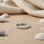 Load image into Gallery viewer, Anillo de plata 925 con pavé para mujer | Alianza de boda | Regalo