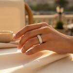 将图像加载到图库查看器中, 925 Silver Cubic Zirconia Pave Ring for Women | Gift Jewelry