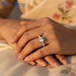 Load image into Gallery viewer, 925 Silver Oval Cut Ring | Women's Engagement Ring