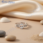 Load image into Gallery viewer, 925 Silver Oval Cut Ring | Women's Engagement Ring