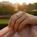 将图像加载到图库查看器中, 925 Silver Cubic Zirconia Ring for Women | Engagement Ring