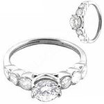 将图像加载到图库查看器中, 925 Sterling Silver Ring with CZ Stones | For Women | Gift