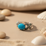Load image into Gallery viewer, 925 Silver Turquoise Ring for Women | Gemstone Jewelry Gift