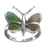 将图像加载到图库查看器中, 925 Silver Butterfly Opal Ring for Women | Gift Jewelry