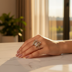 将图像加载到图库查看器中, 925 Silver Butterfly Ring with Opal Stone | Women's Jewelry